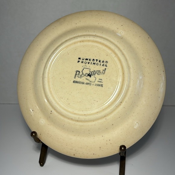 Metlox Poppytrail Bread & Butter Plates SO 3 Homestead Provincial USA 6 3/8” - Picture 10 of 10